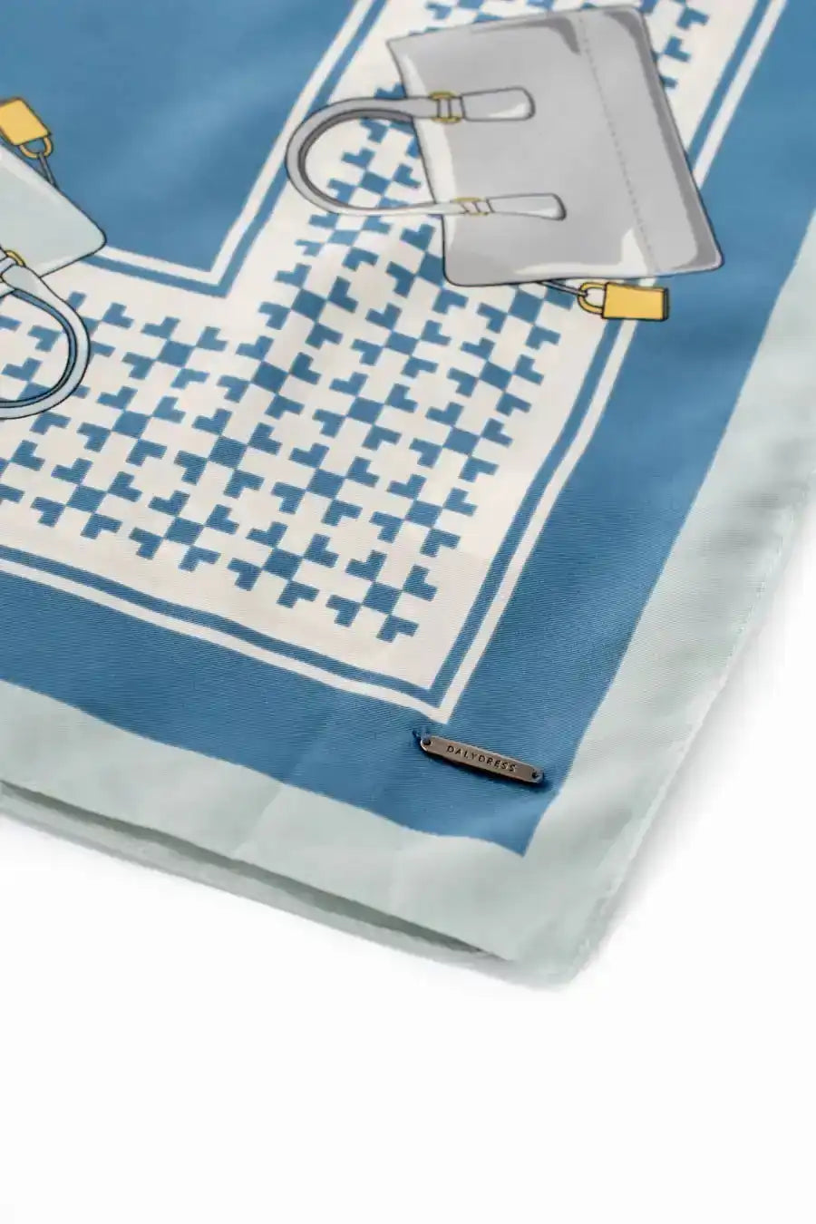 Square Printed Satin Scarf
