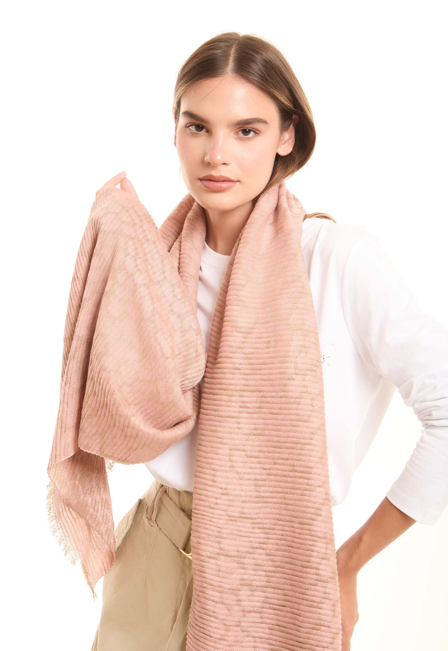 Leopard Pattern Soft Textured Scarf