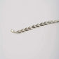 Sleek Leaf-Link Metal Chain Belt