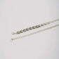 Sleek Leaf-Link Metal Chain Belt