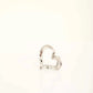 Wavy Heart Metal Hair Clip
