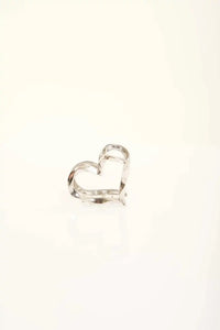 Wavy Heart Metal Hair Clip