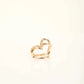 Wavy Heart Metal Hair Clip