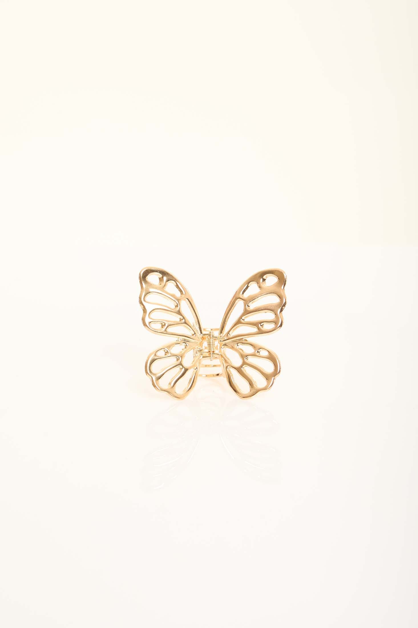 Butterfly Shaped Metal Hair Clip