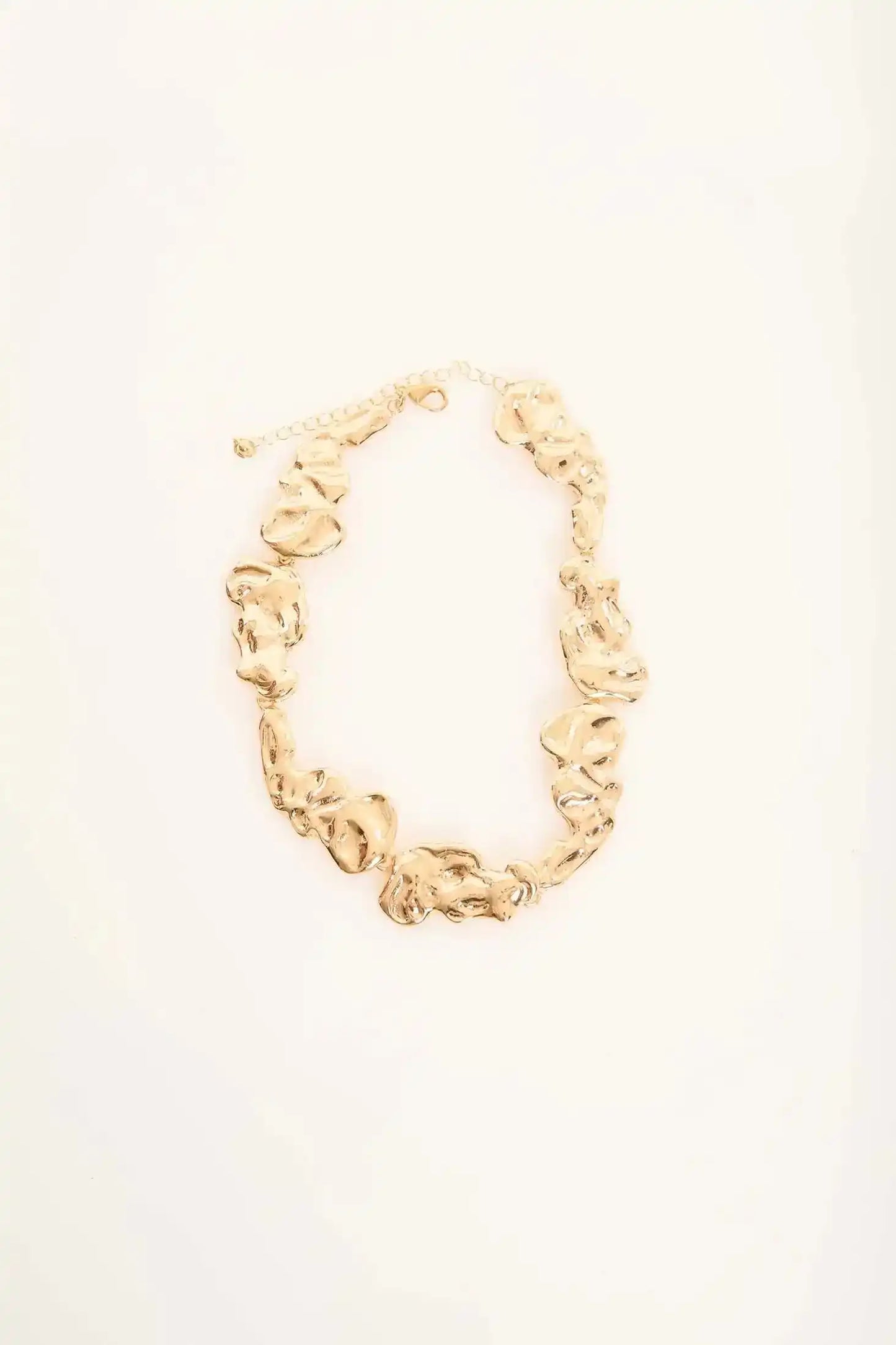 Lava-Style Statement Choker Necklace
