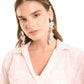 Flowing Petal Drop Earrings