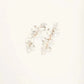 Flowing Petal Drop Earrings