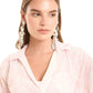 Flowing Petal Drop Earrings