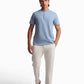 Sky Blue Cotton Henley T-Shirt
