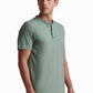 Green Cotton Henley T-Shirt