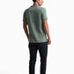 Green Cotton Henley T-Shirt