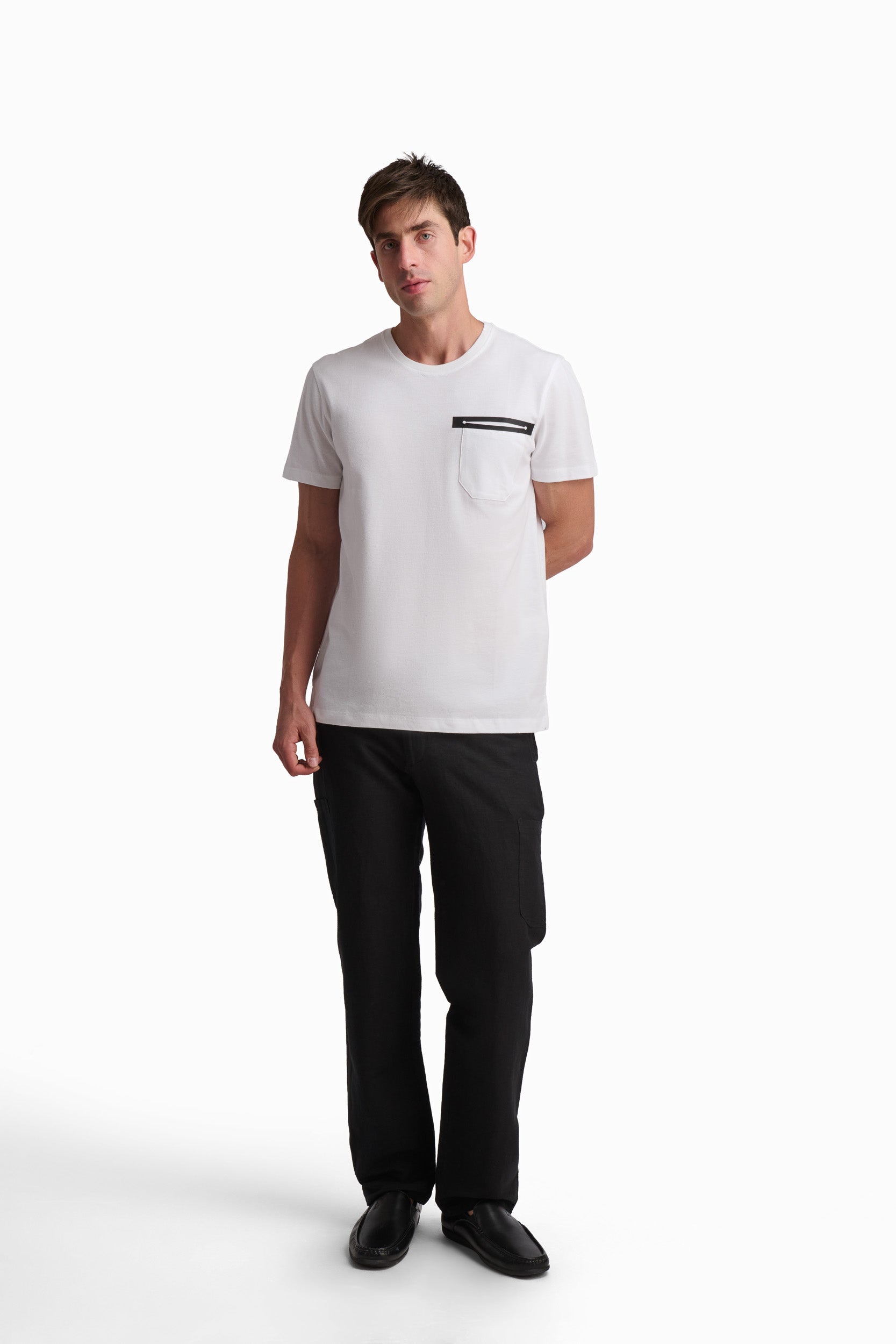 Minimal Pocket Cotton T-Shirt