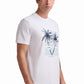 Palm Print Cotton T-Shirt