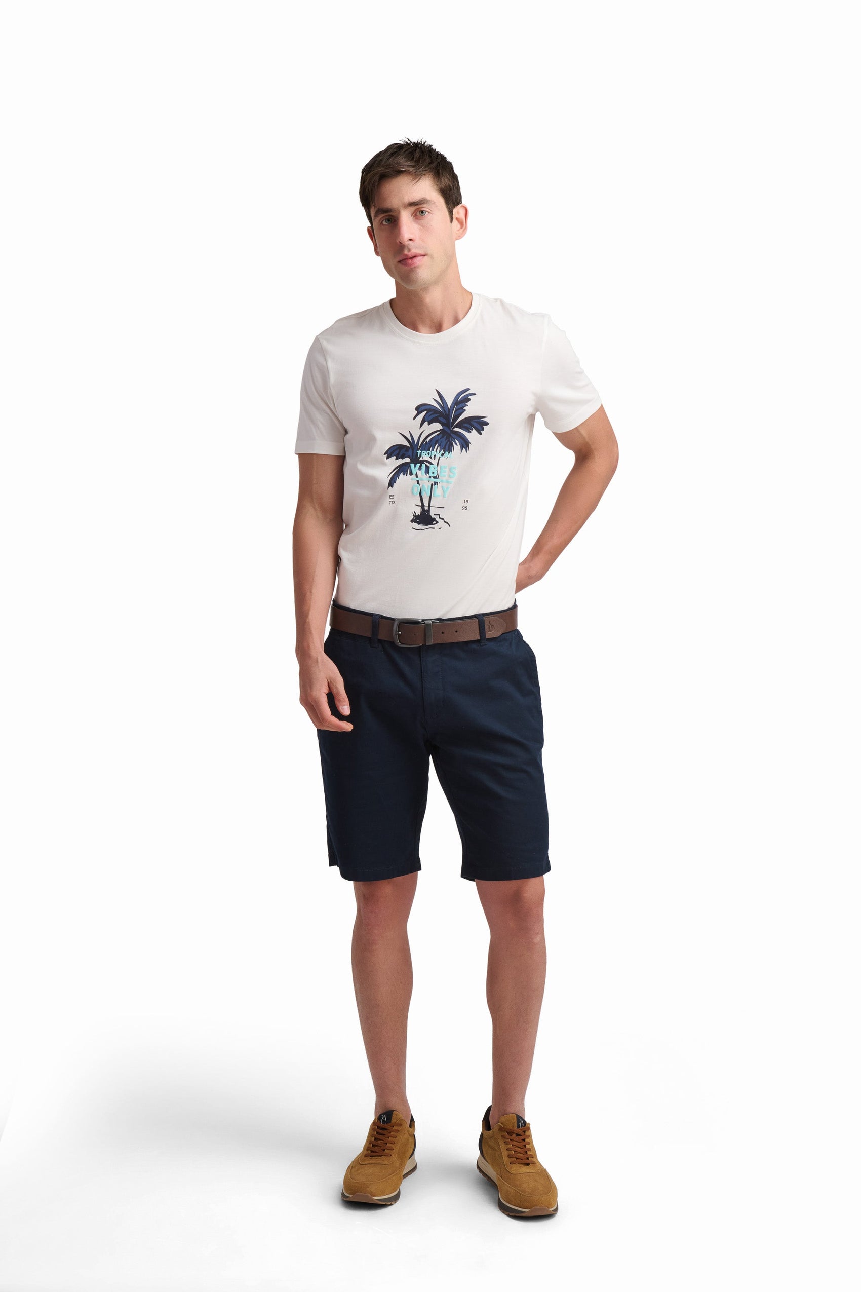 100% Cotton Tropical Graphic Tee