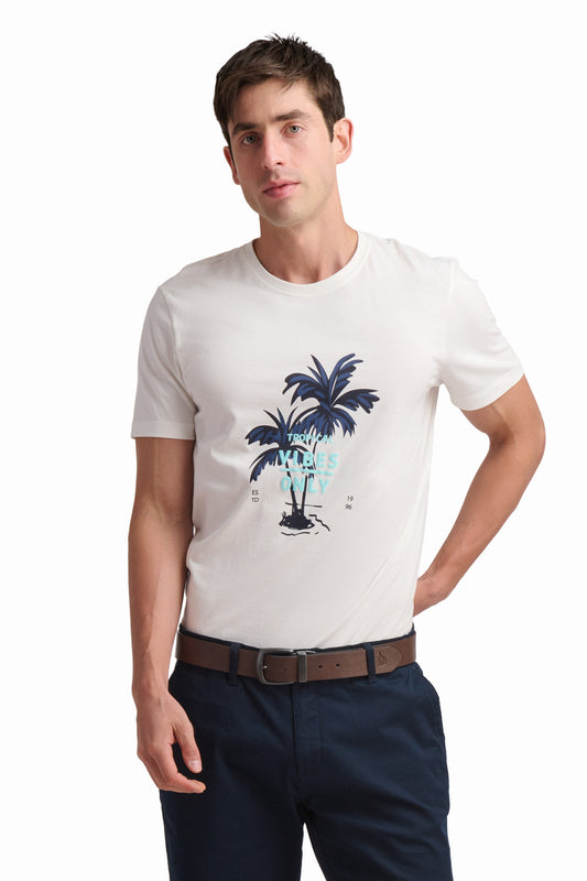 100% Cotton Tropical Graphic Tee