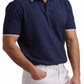 Cotton Polo Shirt with Contrast Trim