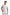 White Contrast Trim Cotton T-Shirt