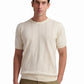 Coconut Milk Cotton Textured T-Shirt