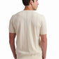 Coconut Milk Cotton Textured T-Shirt