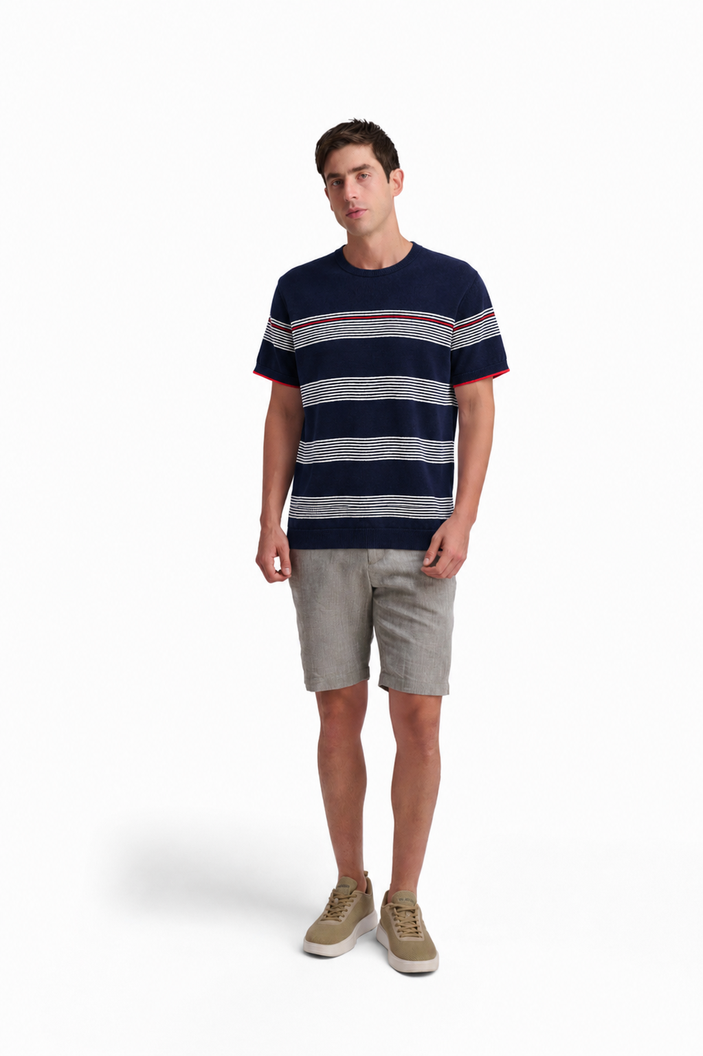 Navy Striped T-Shirt
