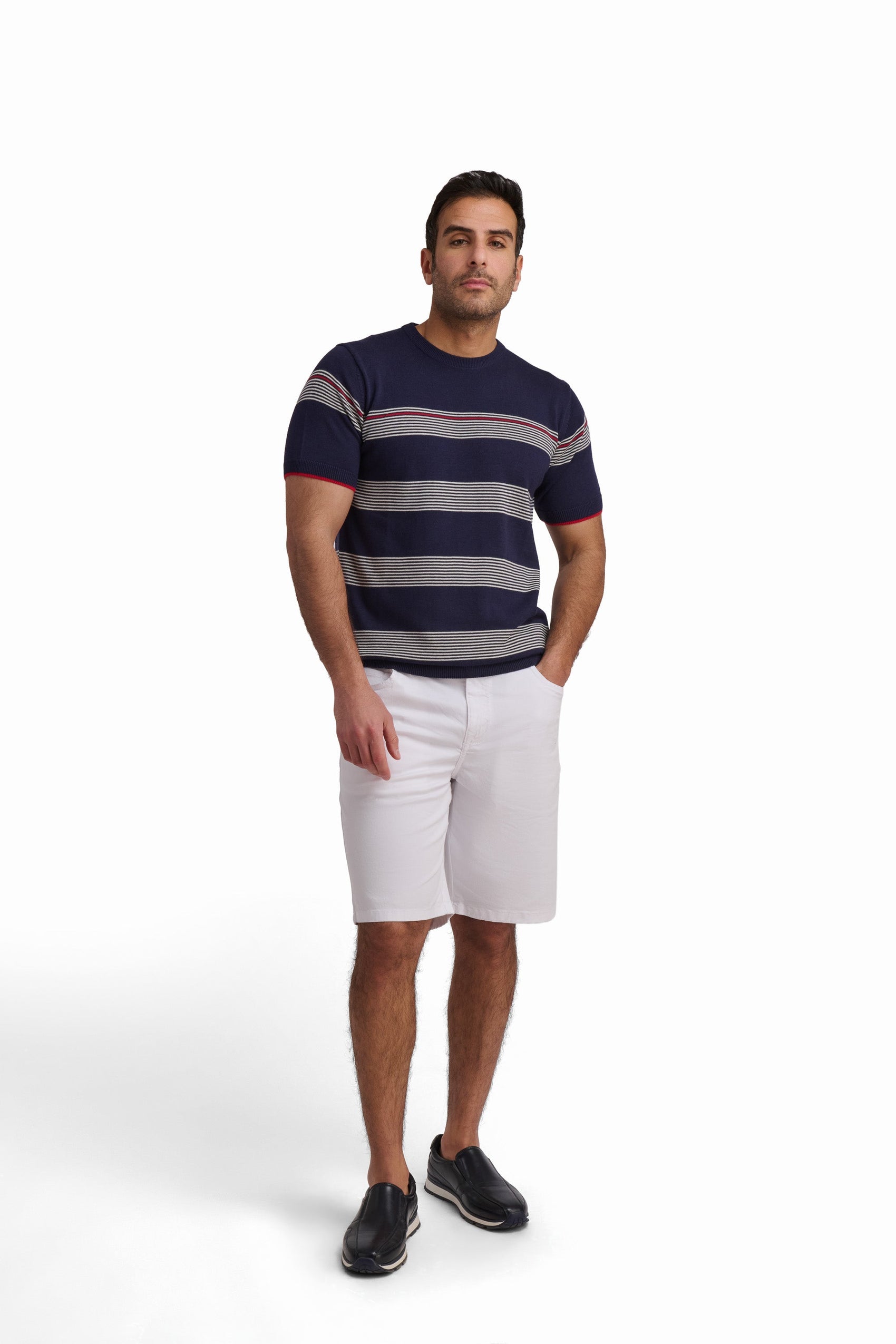 Navy Striped T-Shirt