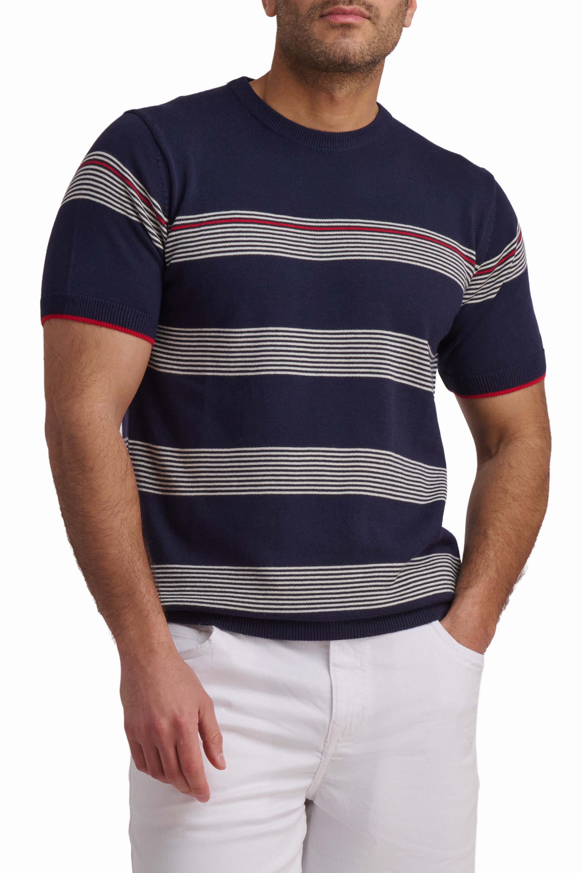 Navy Striped T-Shirt