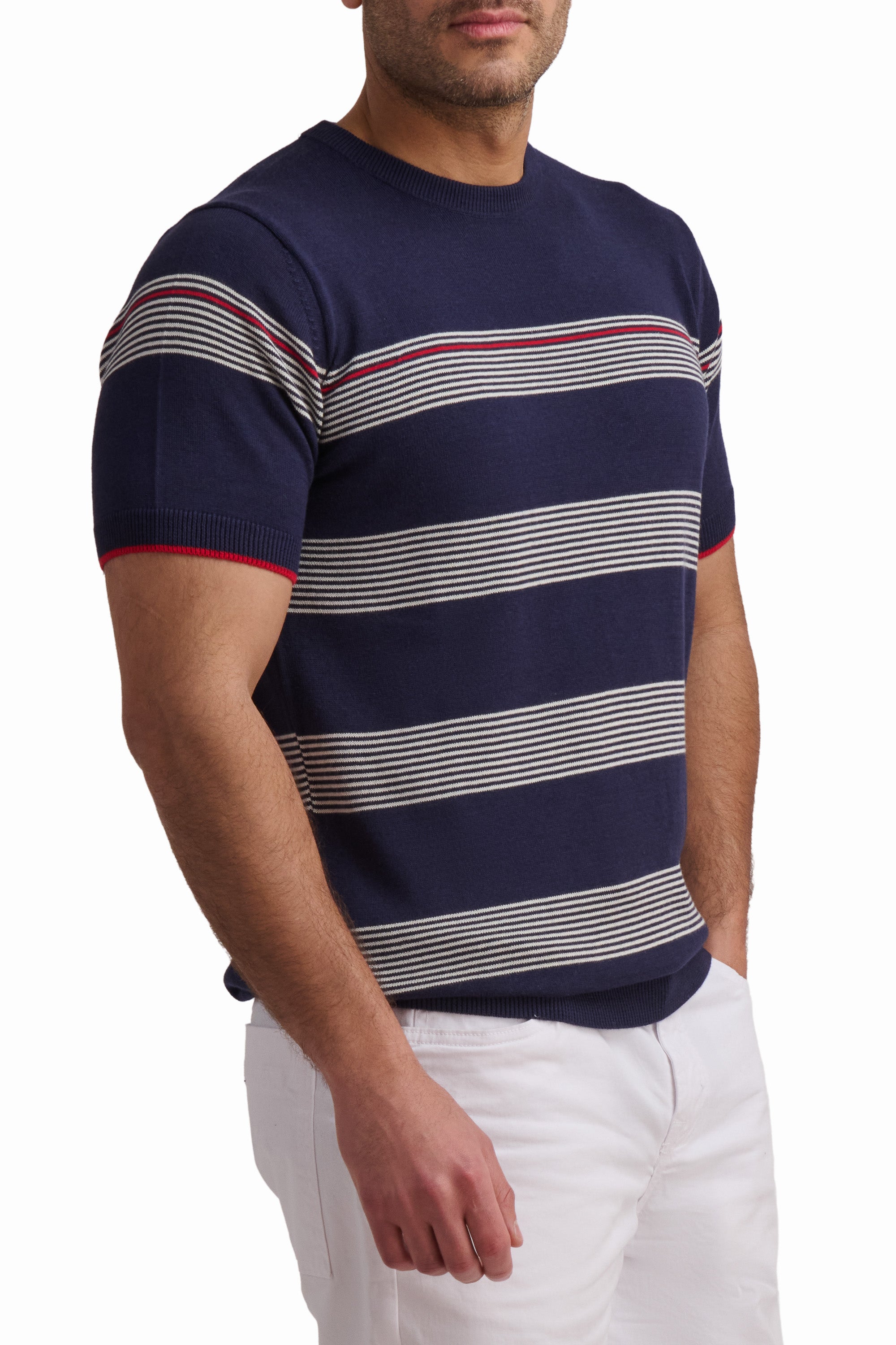 Navy Striped T-Shirt