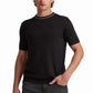 Jet Black Cotton-Modal T-Shirt