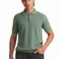 Olive Green Cotton-Modal Polo Shirt