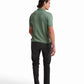 Olive Green Cotton-Modal Polo Shirt