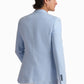 Sky Blue Linen Blend Blazer