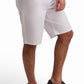 White Casual Shorts