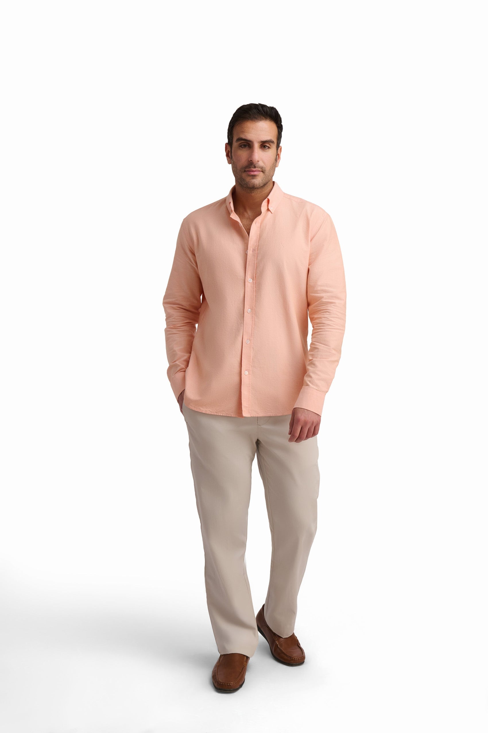 Peach Tone Cotton Shirt