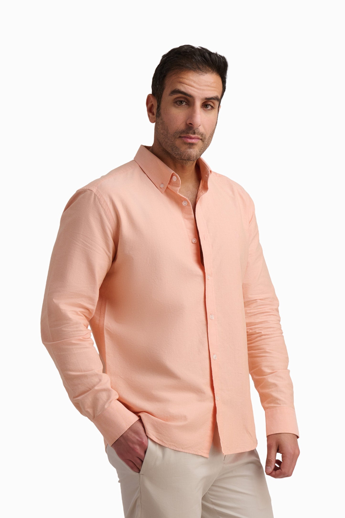 Peach Tone Cotton Shirt