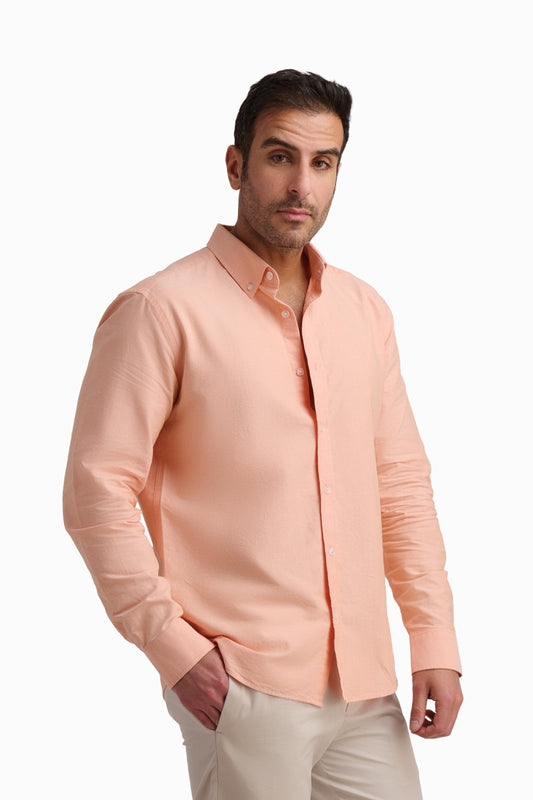 Peach Tone Cotton Shirt