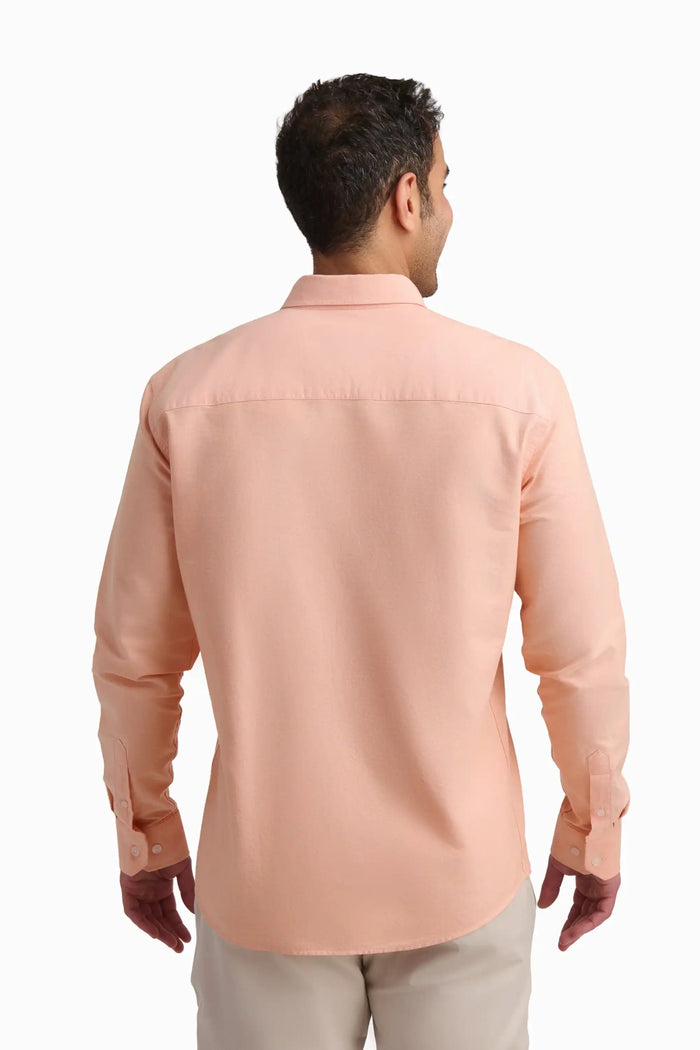 Peach Tone Cotton Shirt
