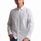 White Striped Cotton Shirt