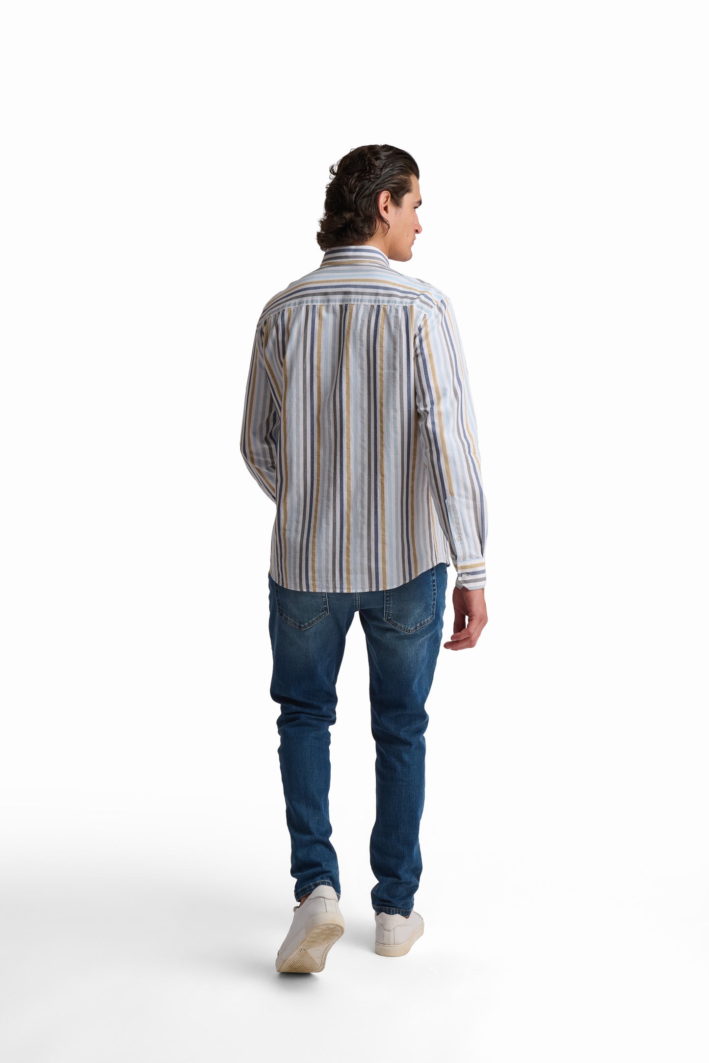 Striped Linen & Cotton Shirt
