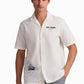White Coastal Print Shirt