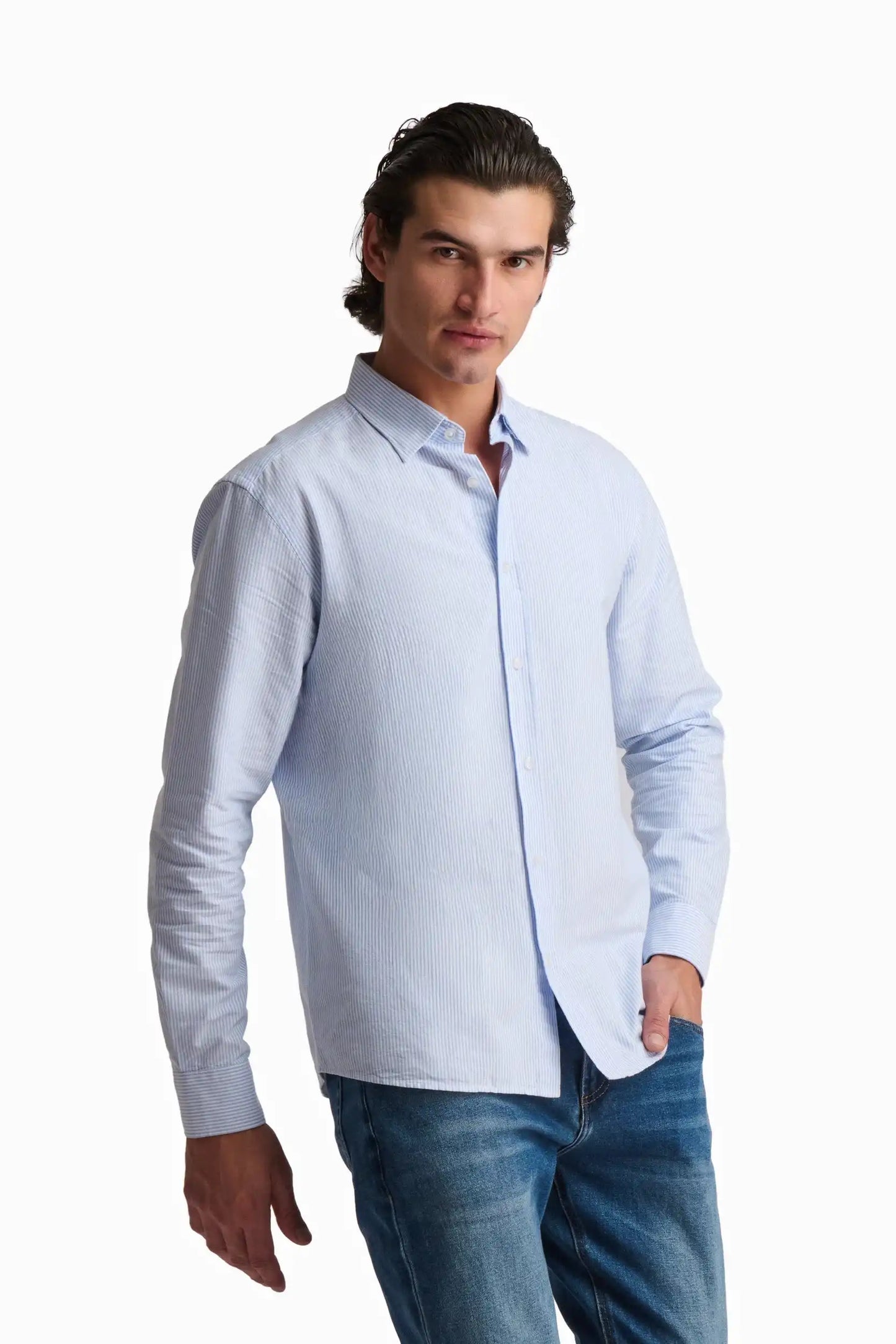 The Coastal Stand-Collar Shirt