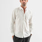 White Cotton Textured Shirt