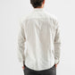 White Cotton Textured Shirt