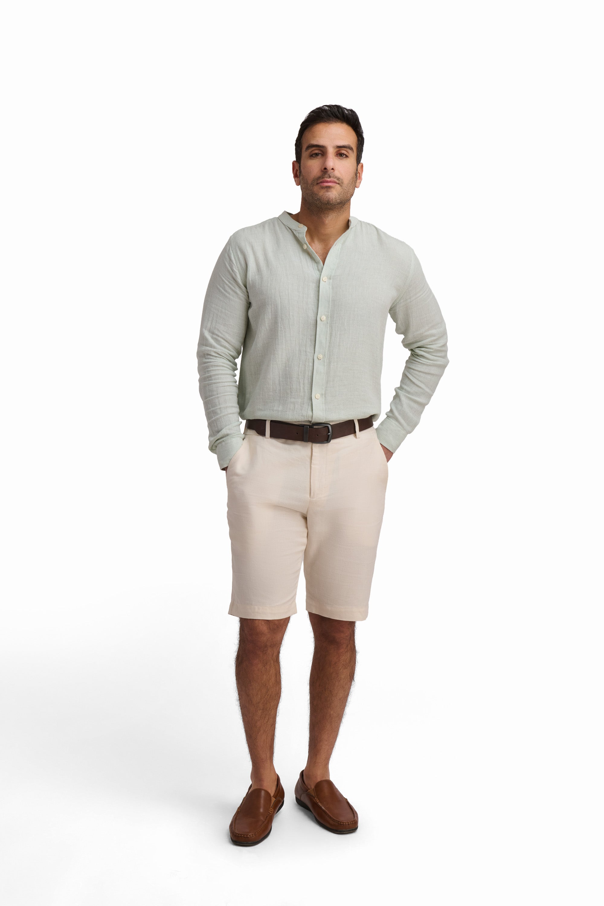 Mint Breeze Linen Shirt