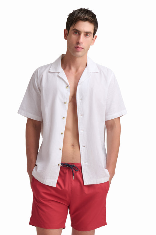 شورت سباحة أحمر