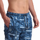 Blue Multi-Tone Swim Shorts