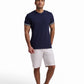 Navy Contrast Sleeve Cotton T-Shirt