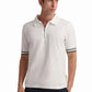 Off-White Zip Polo Shirt