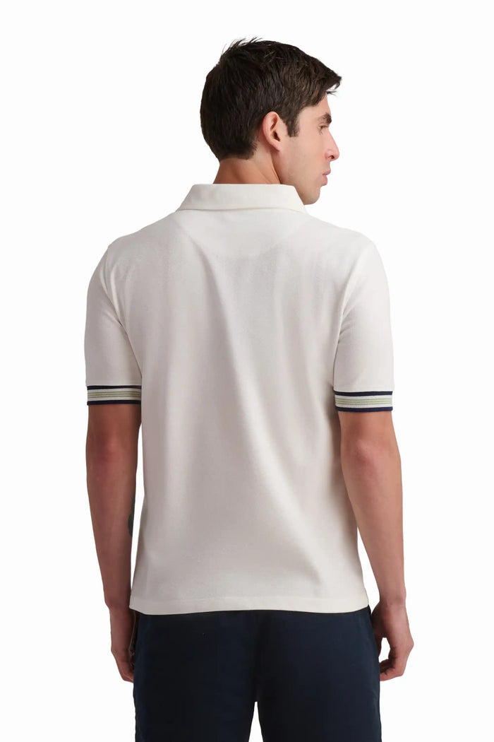 Off-White Zip Polo Shirt