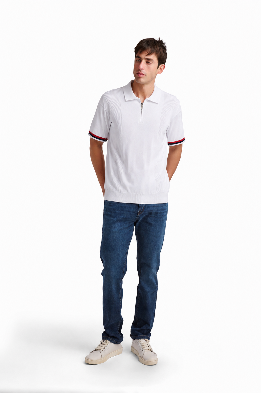 Double Stripe Polo