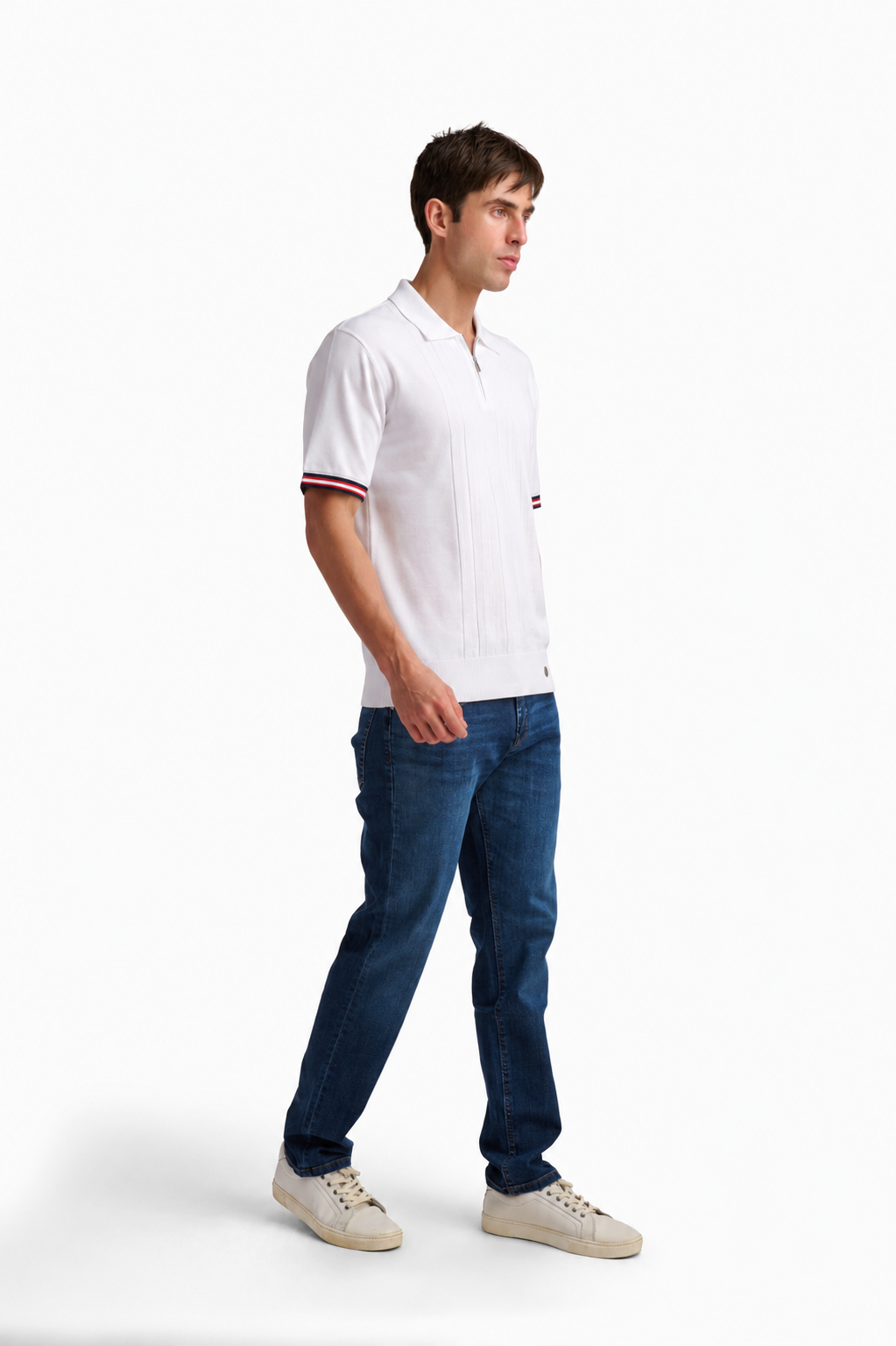 Double Stripe Polo